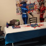 The agents helping set up