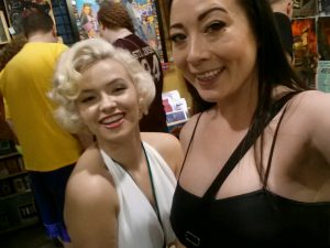 Nyssa and Marilyn Monroe