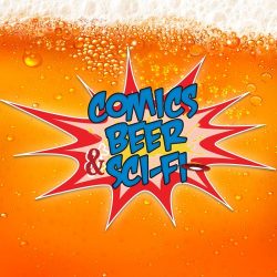 Comics Beer, and Sci-Fi Podcast Logo